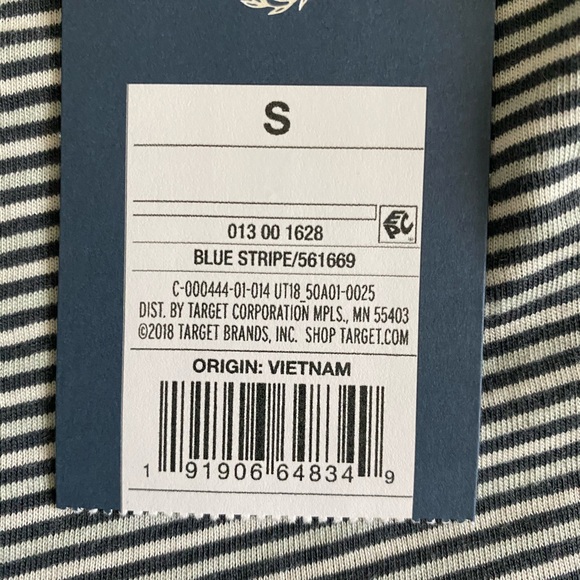 Blue and White Striped T-Shirt - Picture 5 of 5